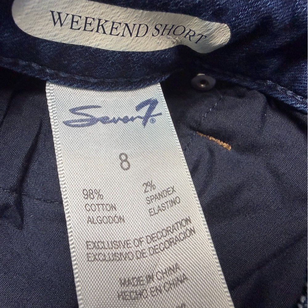 Seven7 Weekend Short Denim - Picture 3 of 5